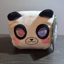 Rare NWT WowWee Meta Cubez Panda Series 1 10cm Cute Hearts Plushies