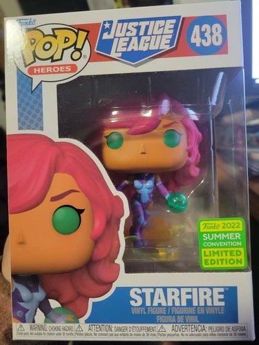 Funko Pop! DC Universe Justice League #438 Starfire SDCC Exclusive Vaulted
