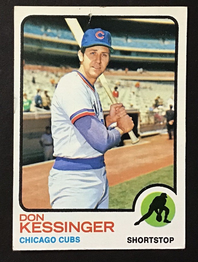 1973 Topps Baseball #285 Don Kessinger Chicago Cubs (pinhole) FREE SHIPPING