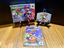 Mario Kart 64 N64 Tested Authentic Nintendo 64 w/ Cartridge, Box Manual