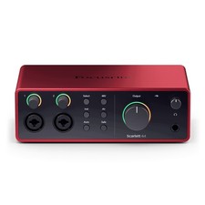 Focusrite Scarlett 4i4 4th Gen USB Interface with Software Suite