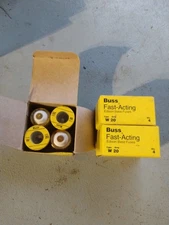 12 NOS Buss Bussman Fuses Screw-In Type W20 W-20 BRAND NEW NOS