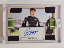 2025 Panini Turn Four Racing Center Stage Auto #CSS-SMR Sam Mayer Blue #24/35