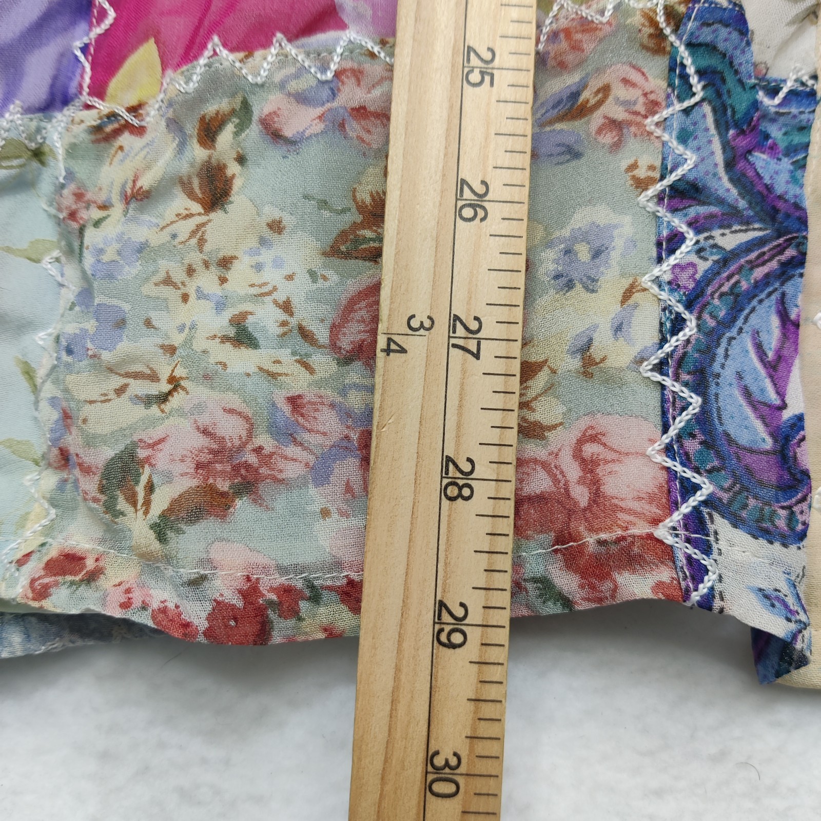 Sacred Threads Colorful Patchwork Oversized Bohem… - image 5