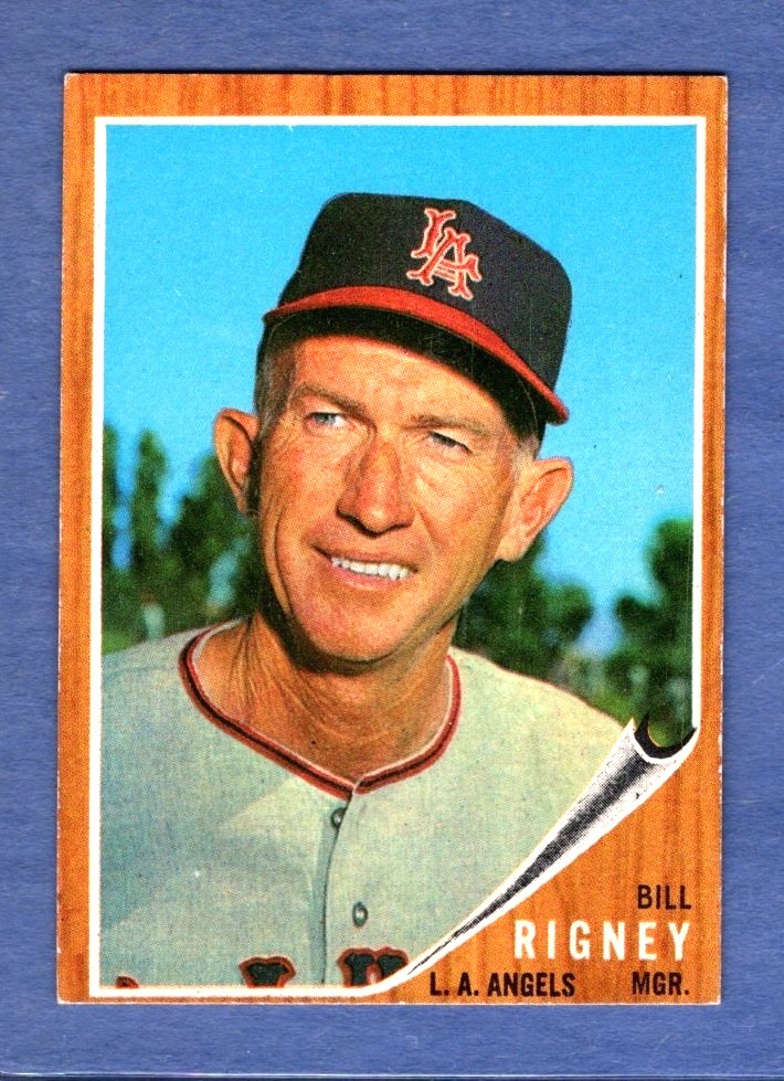 1962 TOPPS BASEBALL #549 BILL RIGNEY                                  NM   WOW!!