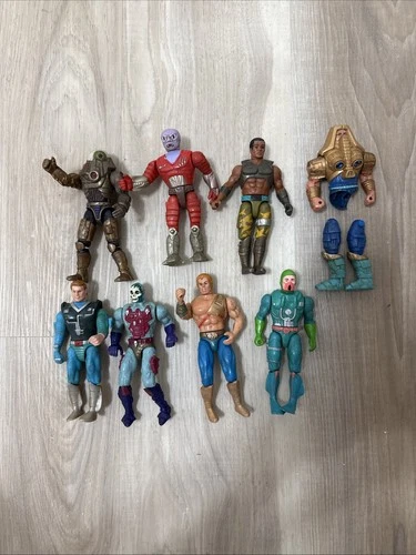 Vintage 1988 The New Adventures Of He-Man Lot of 8 MOTU