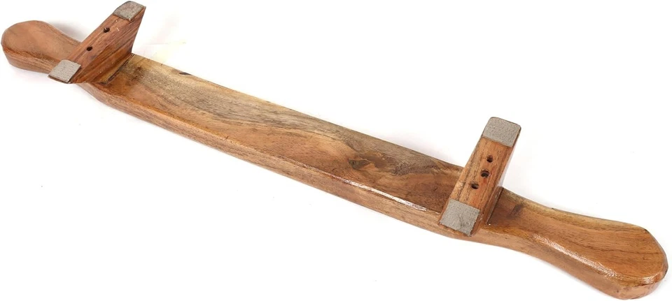 Barra push up de madera de 2,5 pies Indian Club Meel Karla Katai equipo de fitness Foto 4 de 4