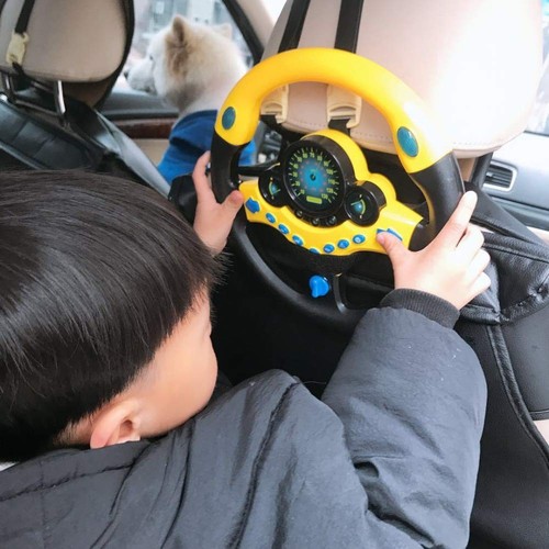 STEERING WHEEL Kids Tos Racing Interactive Driving Controller with Music COHERNY - Picture 2 of 9