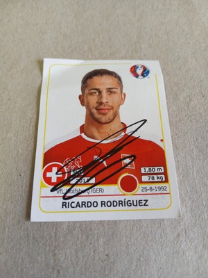 Panini Sticker signiert EM 2016 Dario Rodriguez Schweiz NEU