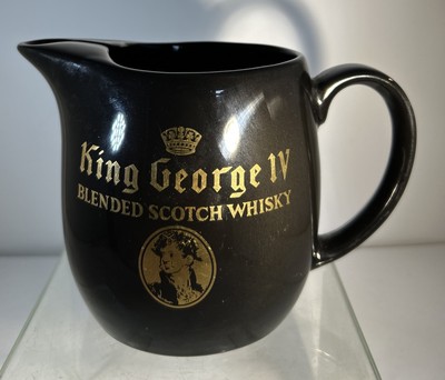 VINTAGE WADE PDM KING GEORGE IV Keramik Blended Scotch Whisky Wasserkrug H12cm