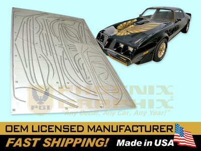 #ad 1979 1980 1981 Firebird Trans Am Special Edition Bandit formed Stripes Only Kit $349.00