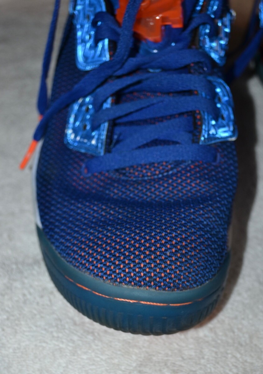 Nike Air Jordan Spike Forty 40 Royal PE Knicks Blue Orange 807541