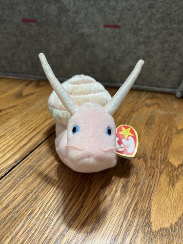Ty Beanie Babies - Swirly the Snail Plush Toy -holigraphic Tag Nice Condition - Picture 2 of 14