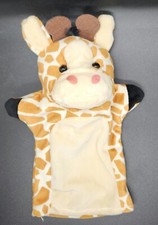 Melissa and Doug Plush Hand Puppet Giraffe from Zoo Animals set Nice, Clean