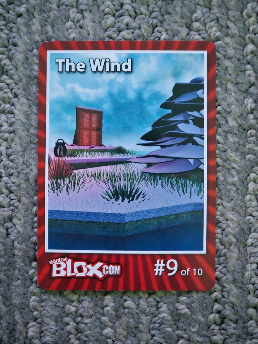 ROBLOX BLOXcon 2013 Exclusive Trading Card The Wind 9/10 VERY RARE