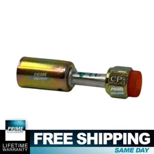 CLIMAPARTS Fitting Straight Female Standard Aluminum O-Ring #6 w/ FERRULE