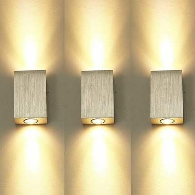 Elegant 6W Led Wandleuchte Wandlampe Wandstahler Acylic Innen Licht kaltweiß DHL