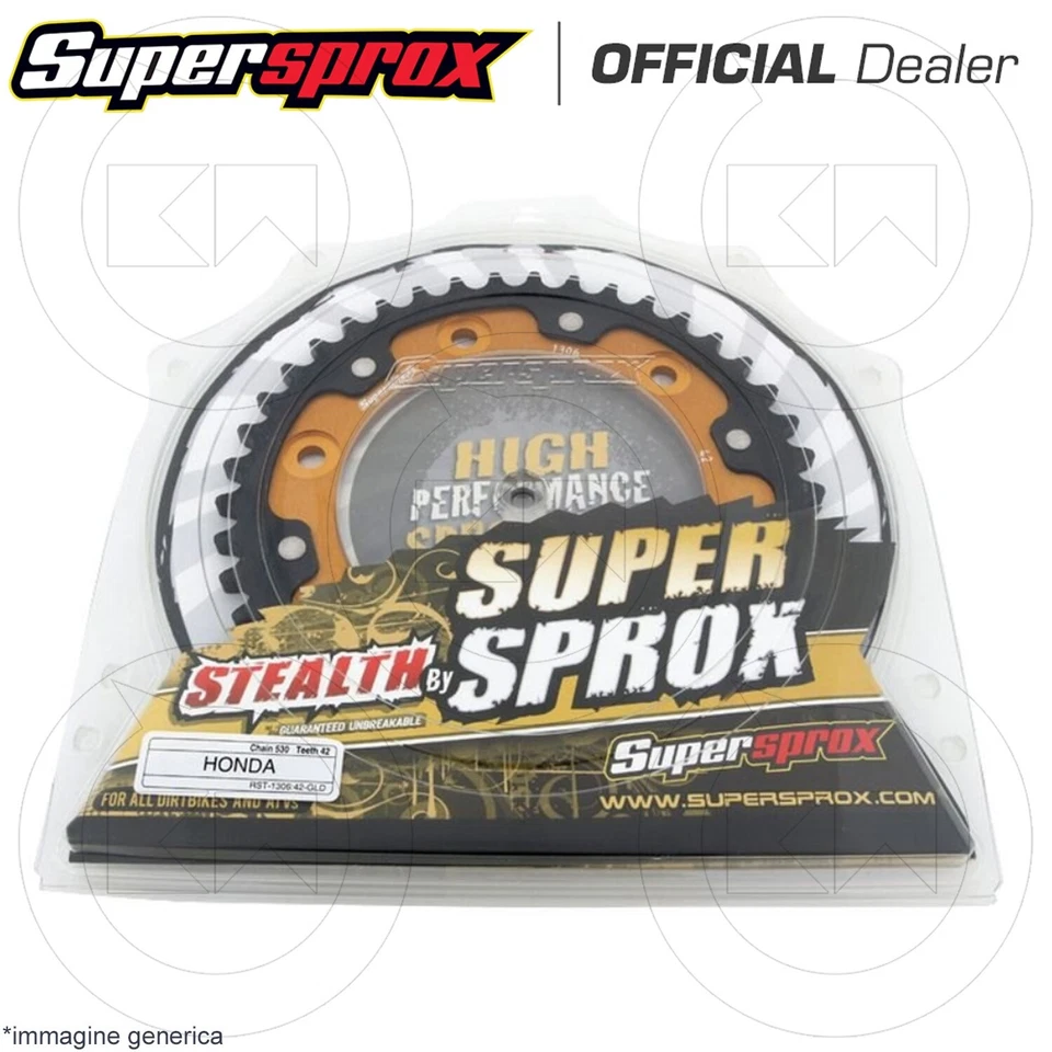 CORONA SUPERSPROX STEALTH ORO PASSO 520 46 DENTI DUCATI MONSTER 600 1999-2001 Foto 3 de 4