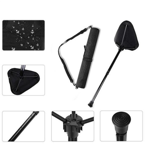 1Pcs Folding Walking Stick Seat Canes Portable Adjustable Telescopic Stool Chair - Picture 11 of 12