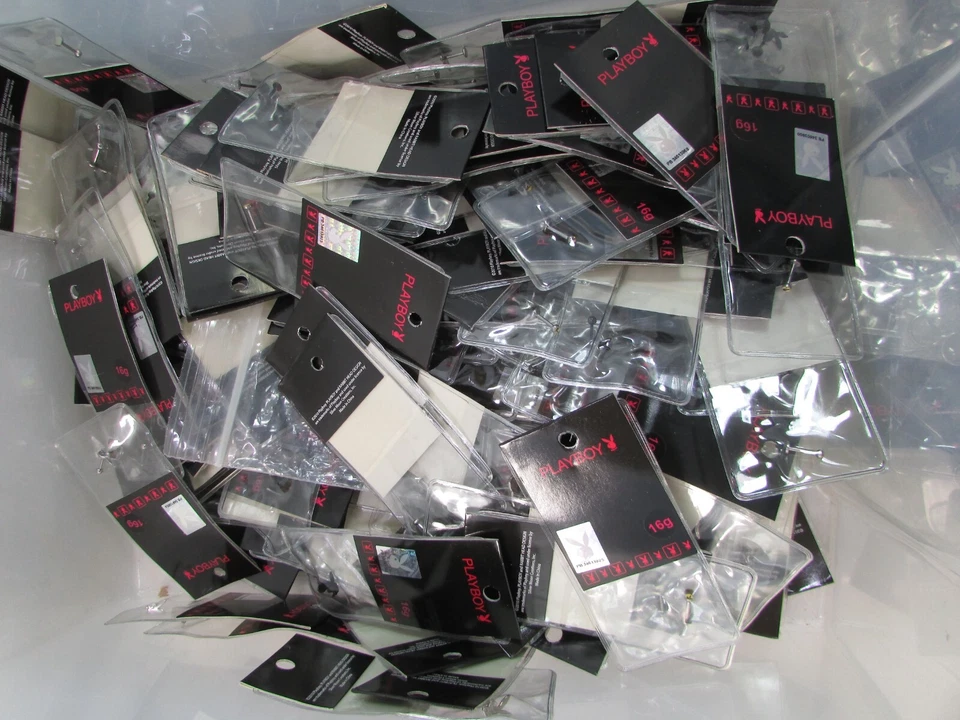 Huge Wholesale Lot of 100 New Vintage Playboy Bunny  Piercings - Image 4 of 4