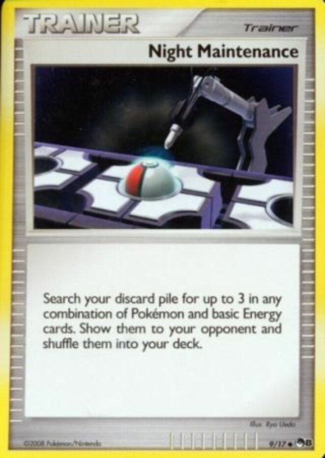 Night Maintenance - 9 - Uncommon PL/MP, English Pokemon Pokemon Promos
