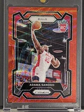 2023-24 Panini Prizm Basketball #286 Adama Sanogo Red Ruby Wave Prizm