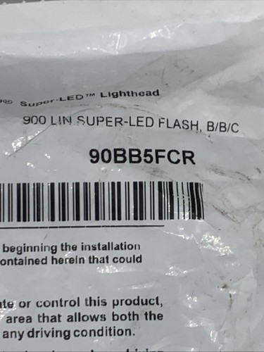 NEW SEALED WHELEN 900 Series SUPER LED Light Assembly Kit Aprox 9.25"x7.25" - Picture 5 of 7