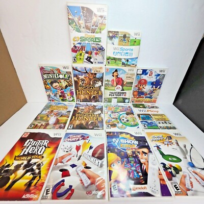 Nintendo Wii Games Assortment w/ Manuals TESTED | eBay