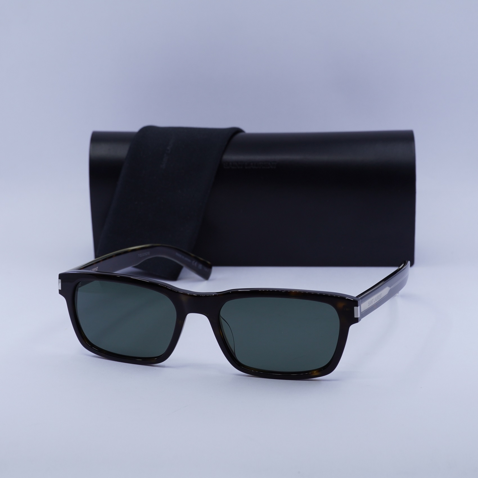 Occhiali da sole Saint Laurent SL662 004 avana grigio 57 19 145 nuovi