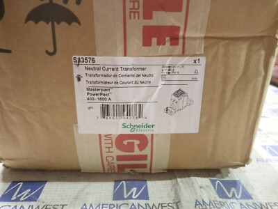 New in Box Square D S33576 Neutral Current Transformer 400-1600A