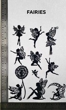 3 PCS. FAIRIES PAPER DIECUT FOR SCRAPBOOKING CARDMAKING EMBELISHMENT