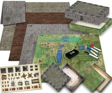 Melee Mats DND Map Starter Kit for Dungeons & Dragons Game - 22&#8221; x 26" Dou