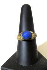 Wicca Witch Estate Romance  Affirmation Ring Vintage  Worn Size 7.5  S-2