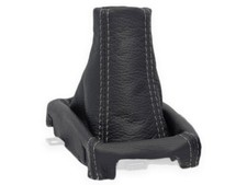 SCHALTMANSCHETTE FUR TOYOTA C-HR 2016-2023 automatik SCHALTSACK LEDER NAHT GRAU