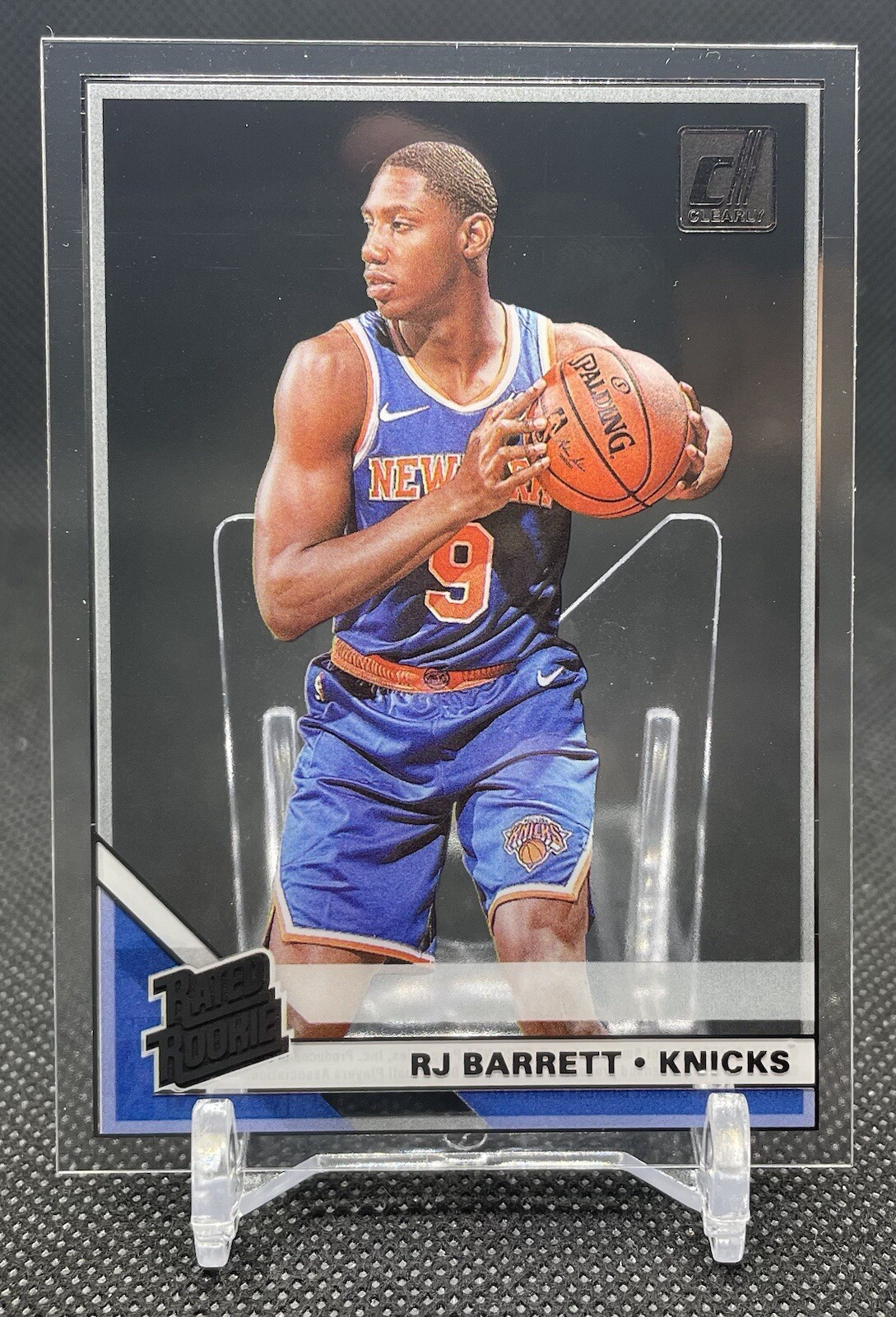 2019-20 Clearly Donruss RJ Barrett Rated Rookie #53 New York Knicks