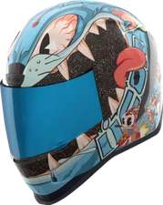 ICON Airform MIPS Motorcycle Helmet 9 Lives Blue