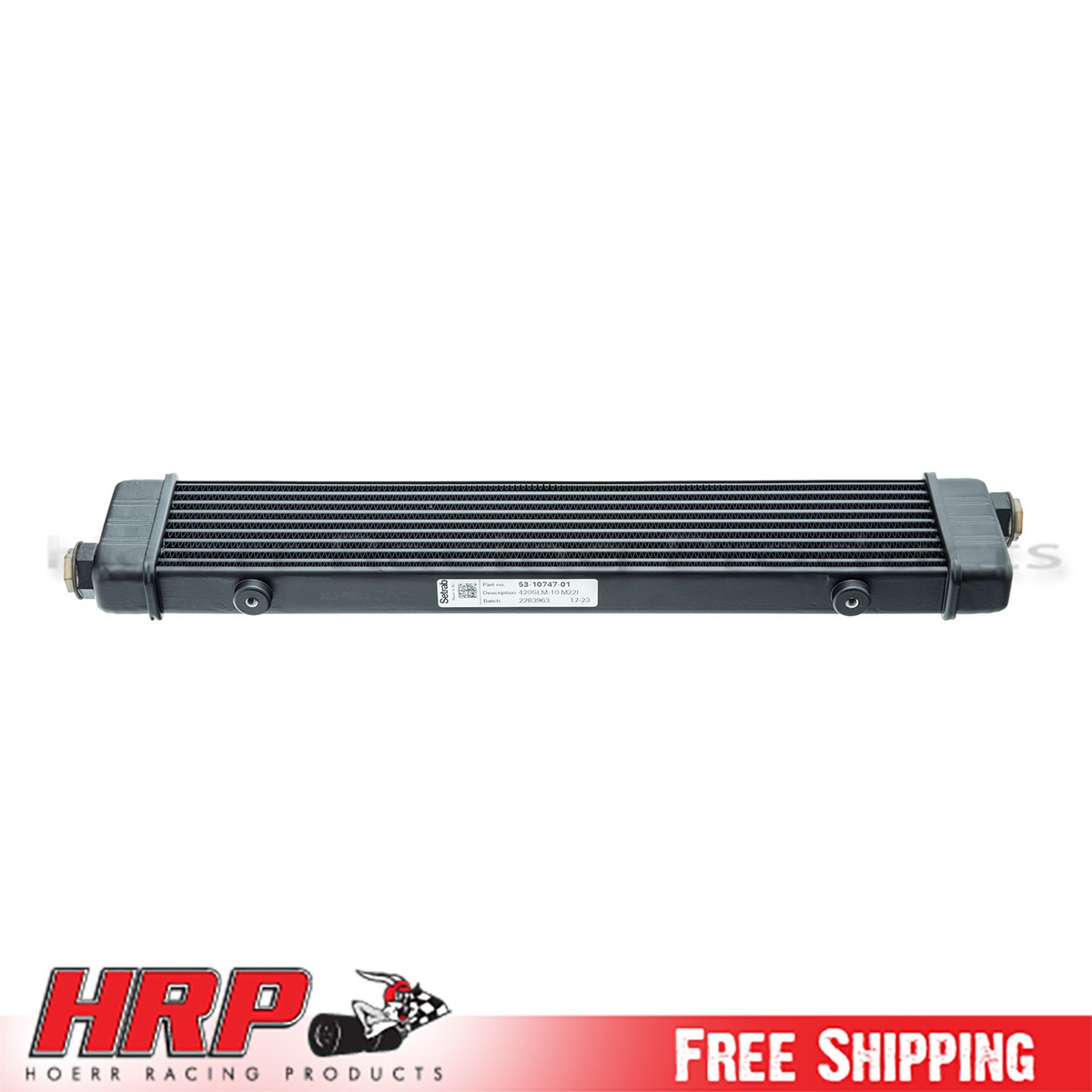 Setrab 53-10747-01 SLM Range Oil Cooler 420mm hdr-to-hdr - 10 row  