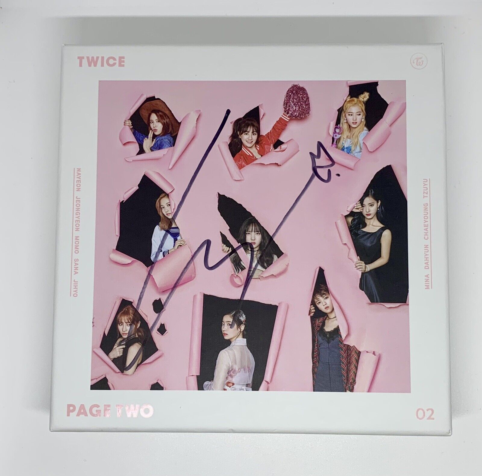 Signed Twice Chaeyoung Page Two Album Autographed