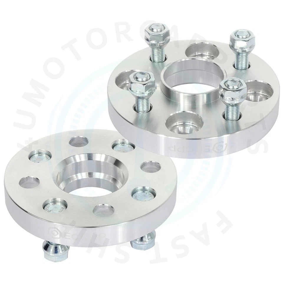 2 piezas espaciadores de rueda 20 mm 4x100 12x1,5 para Kia Rio 1,6 L 2003-2018 Foto 4 de 4