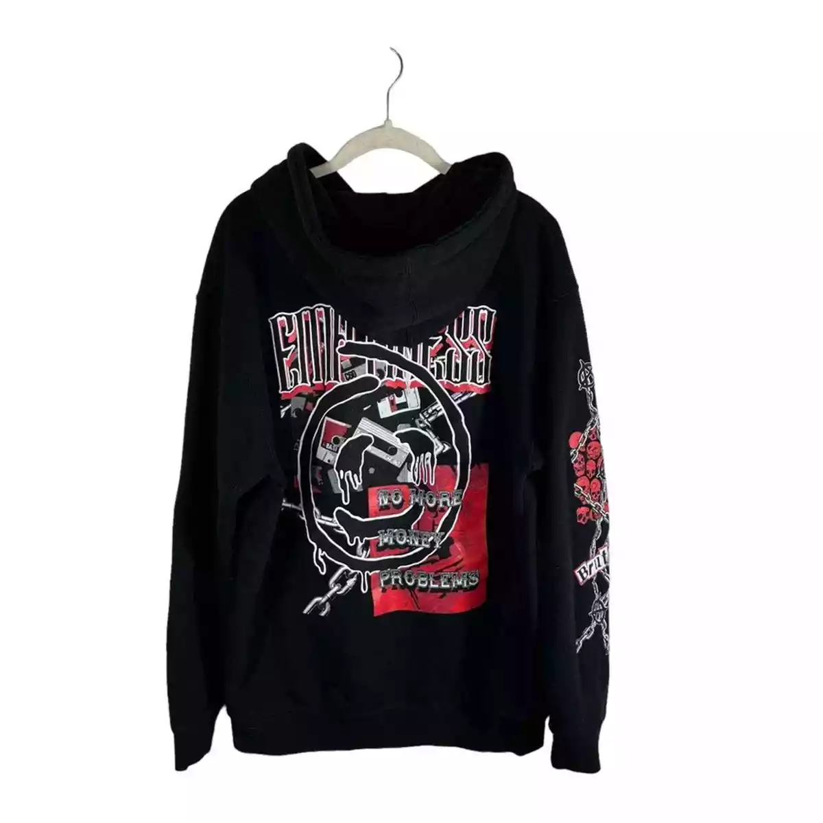 Sugar hill Black Double Graphic Hoodie