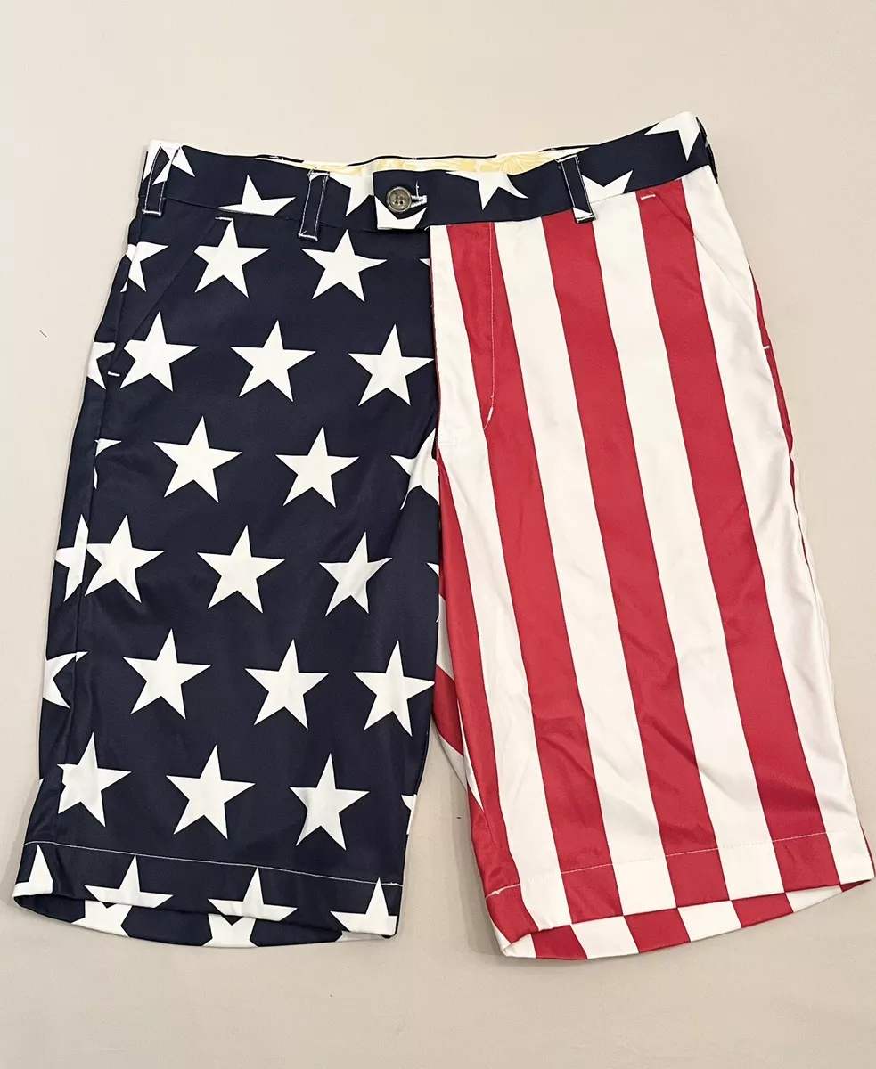Stars and stripes golf shorts hotsell