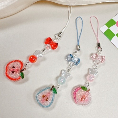 Cartoon Fruit Pendant Phone Strap Wrist Strap Backpack Charm Backpack Pendant - Zdjęcie 8 z 17