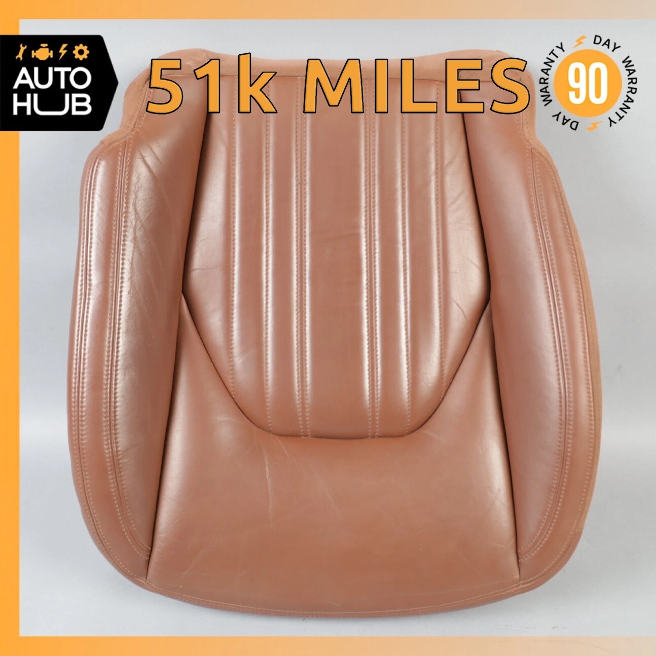 14-17 Maserati Ghibli M157 Front Right Lower Bottom Seat Cushion OEM 51k