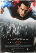 Man of Steel 2013 Superman Double sided Original Movie Poster 27" x 40" A