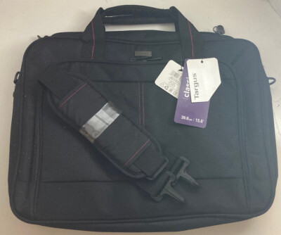 NWT TARGUS Laptop Bag Black 15.6'' Classic Slim Briefcase Messenger Bag Spacious