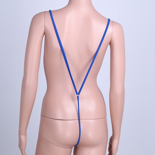 EE. UU. Sexy Micro Bikini Una Pieza Monokini Traje de baño Ropa de noche Lencería de peluche - Imagen 25 de 38