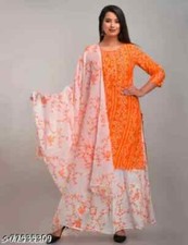 Indian Women Beautiful New Design Attractive Rajsthani Kurti Set For Girls