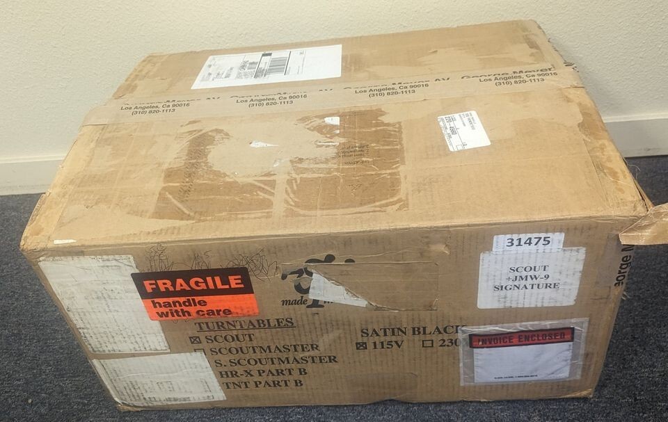 VPI Industries Scout turntable w/ JMW 10.5i, HRX Plater and Inverted