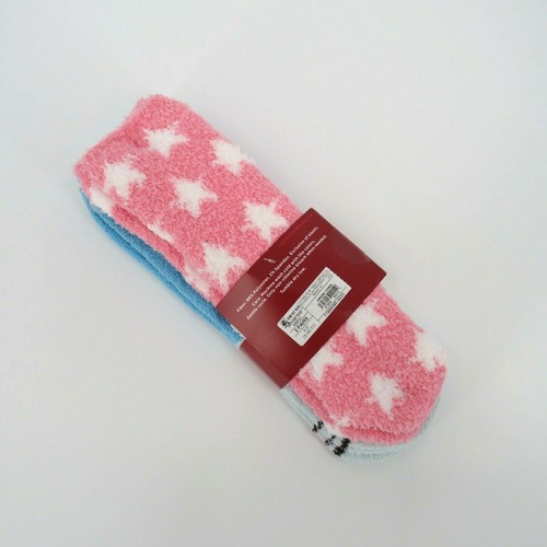 Wondershop Kids Skating Cat Super Soft Crew Socks Size XS/S (9-1) - 2 Pairs - Picture 2 of 2