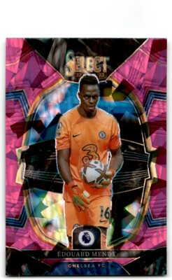 2022 -23 Panini Select EPL Pink Ice Prizm Edouard Mendy Chelsea FC #27
